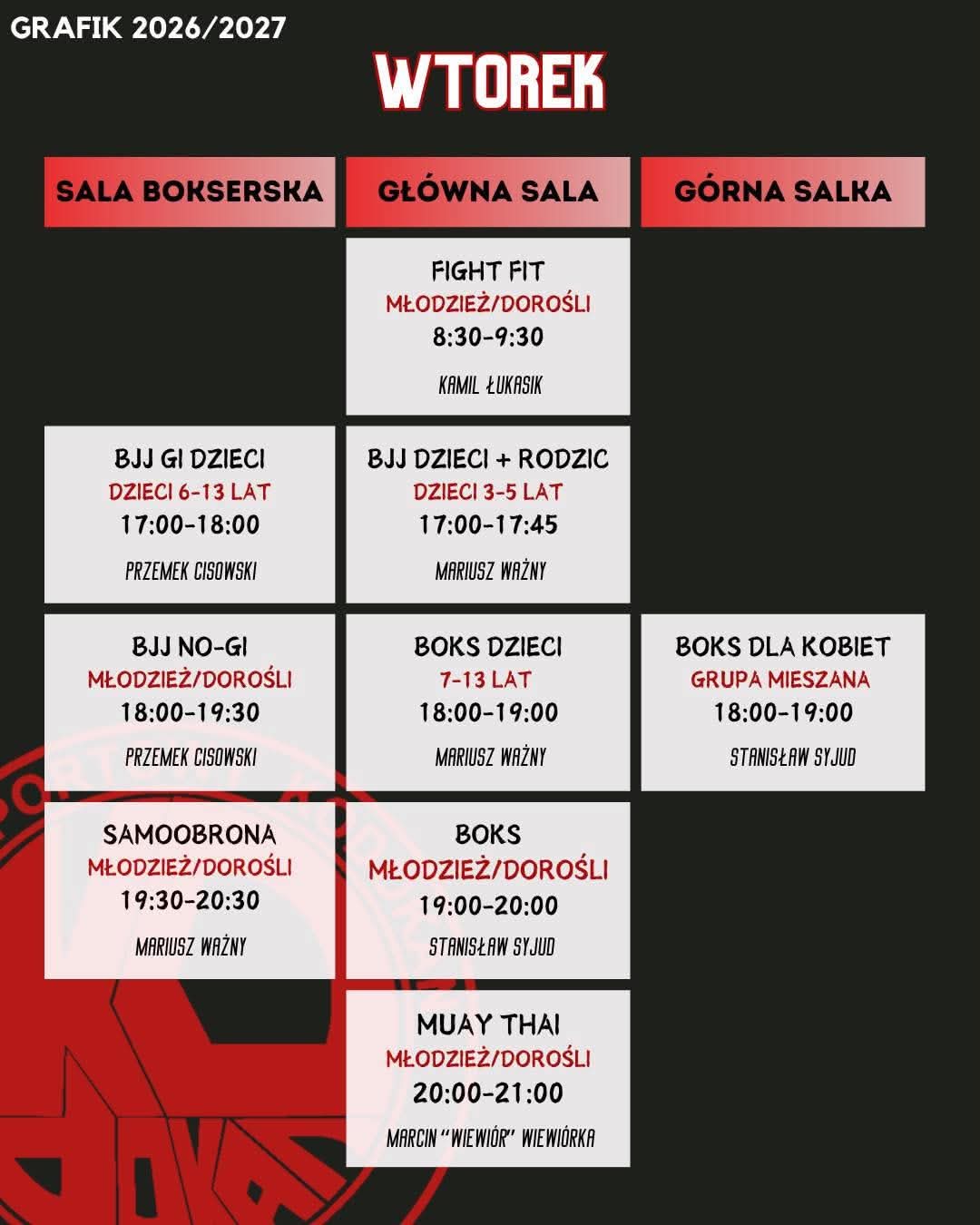 grafik wtorek